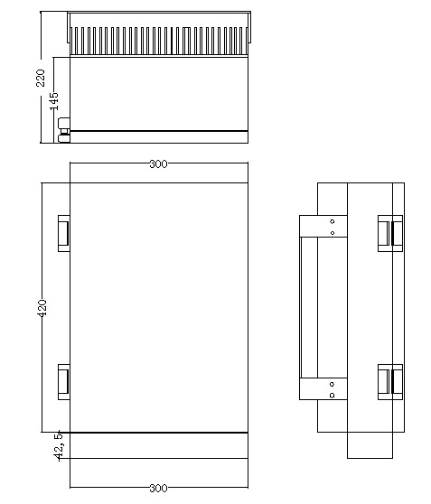 weatherproof phone box size